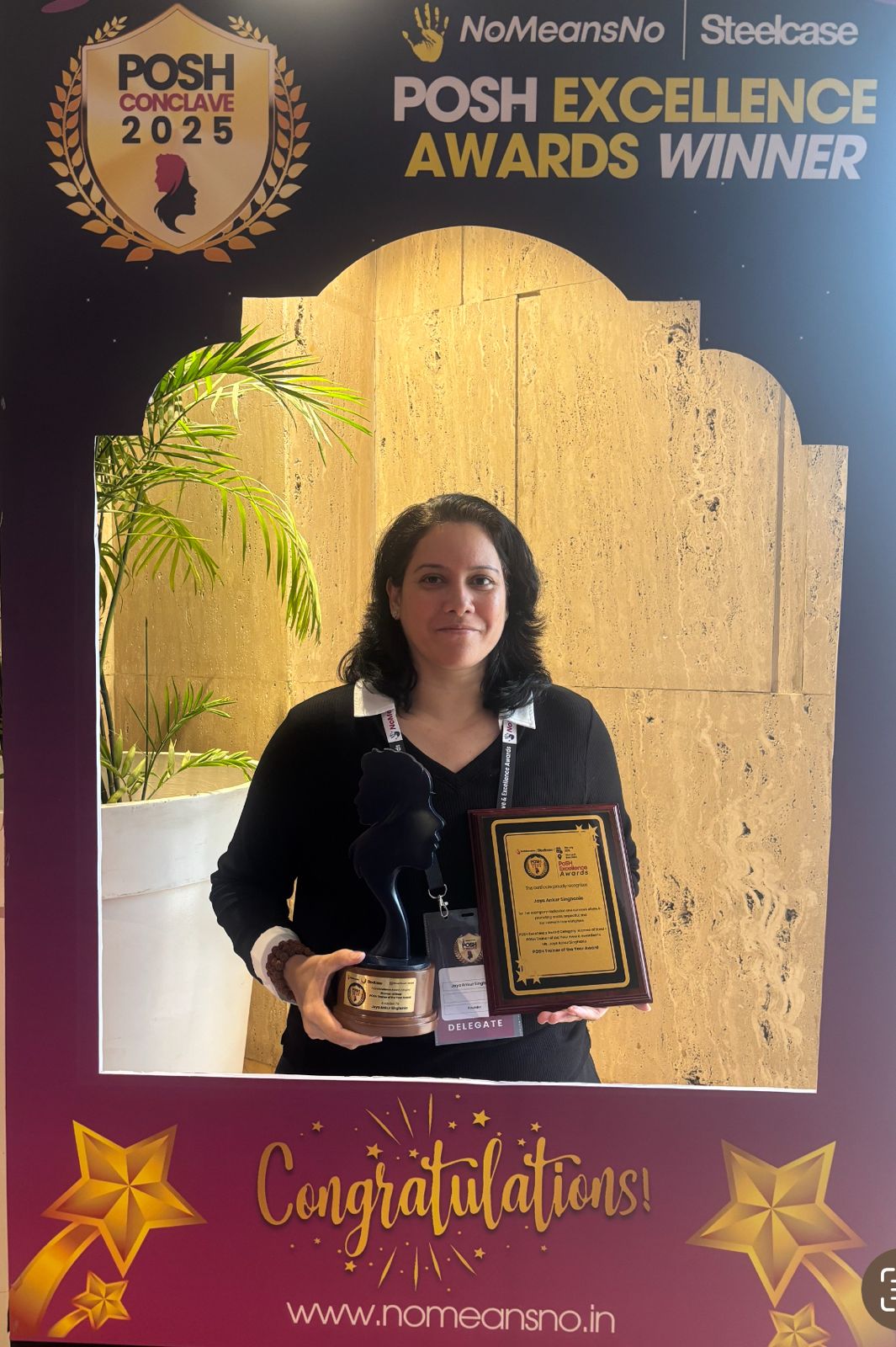 POSH Conclave 2024 — Jaya Ankur Singhania, POSH Trainer awardee