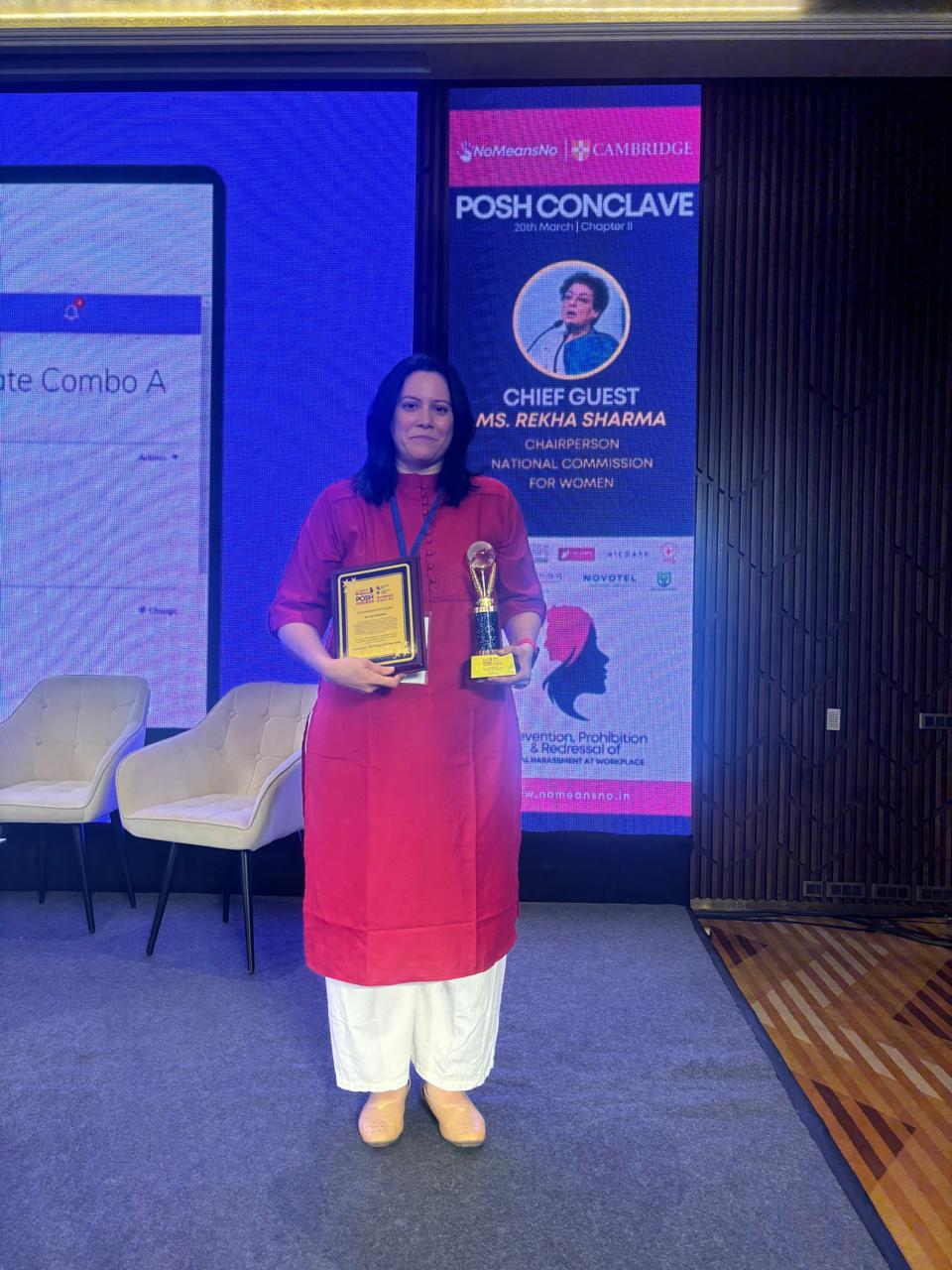 POSH Conclave 2025 — Jaya Ankur Singhania, POSH Trainer awardee
