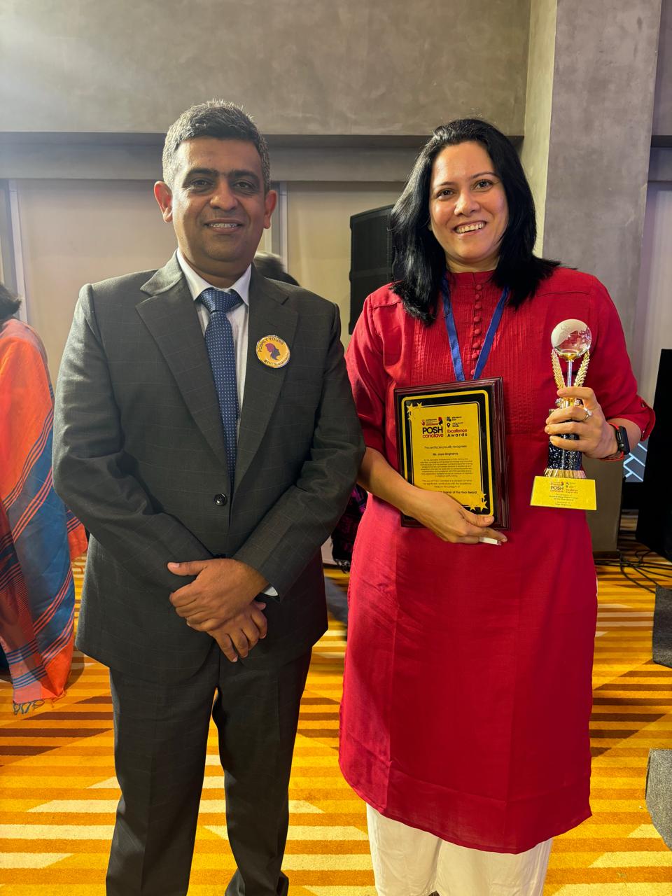 POSH Conclave 2025 — Jaya Ankur Singhania, POSH Trainer awardee